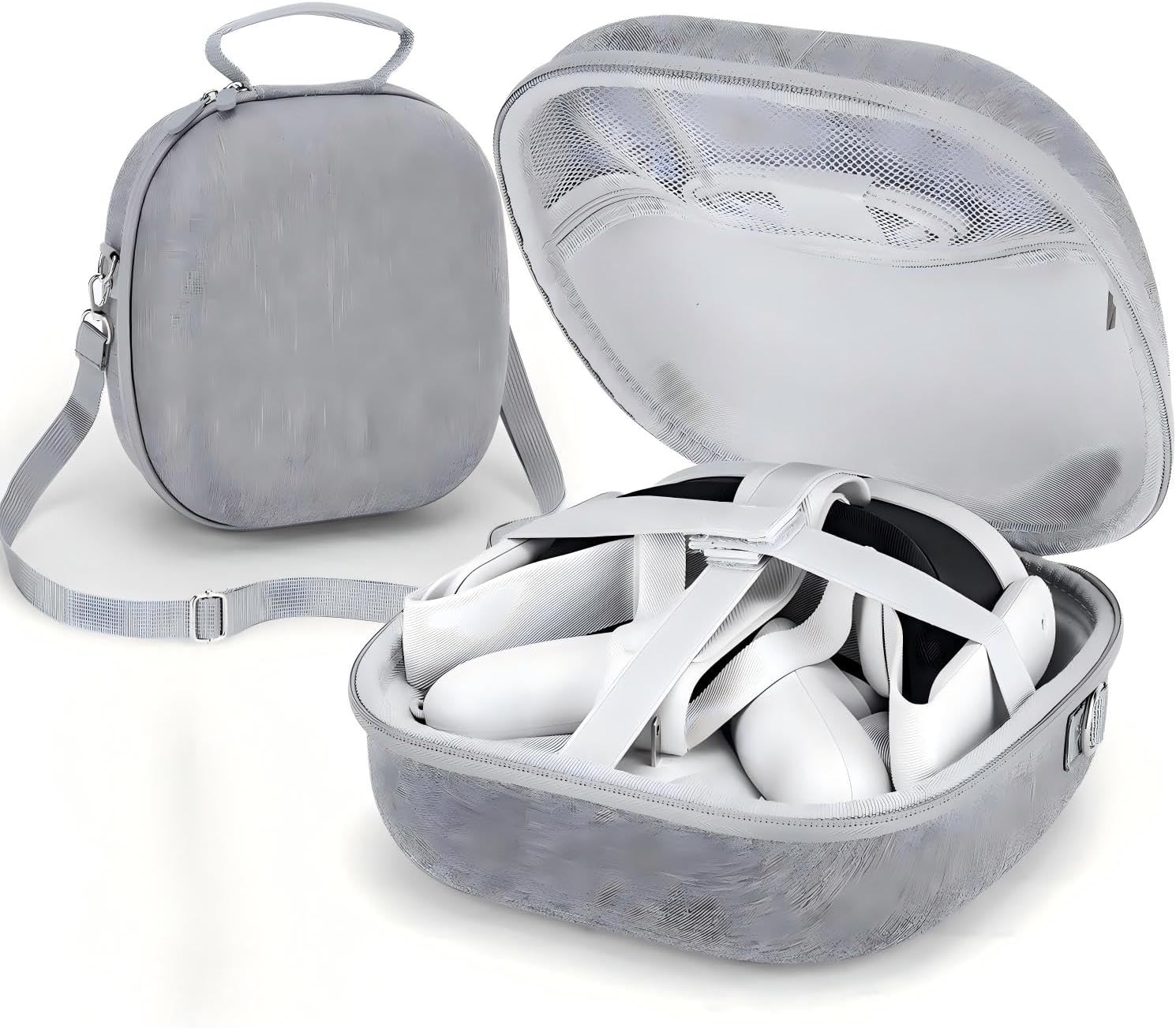 Detalle de Txtcu Mini Tasche für Meta Quest 3/3S Hartschale