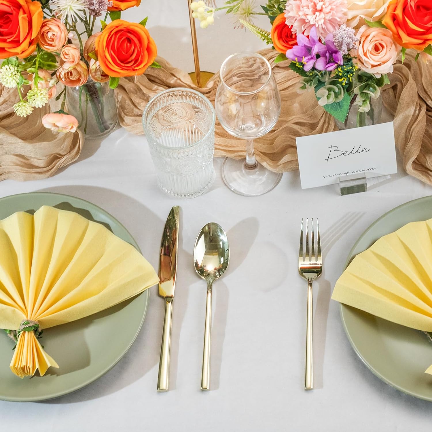 Thumbnail 1 de Alata Potter Champagne Gold 40-Piece Forged Silverware Set (Service for 8) in Stainless Steel