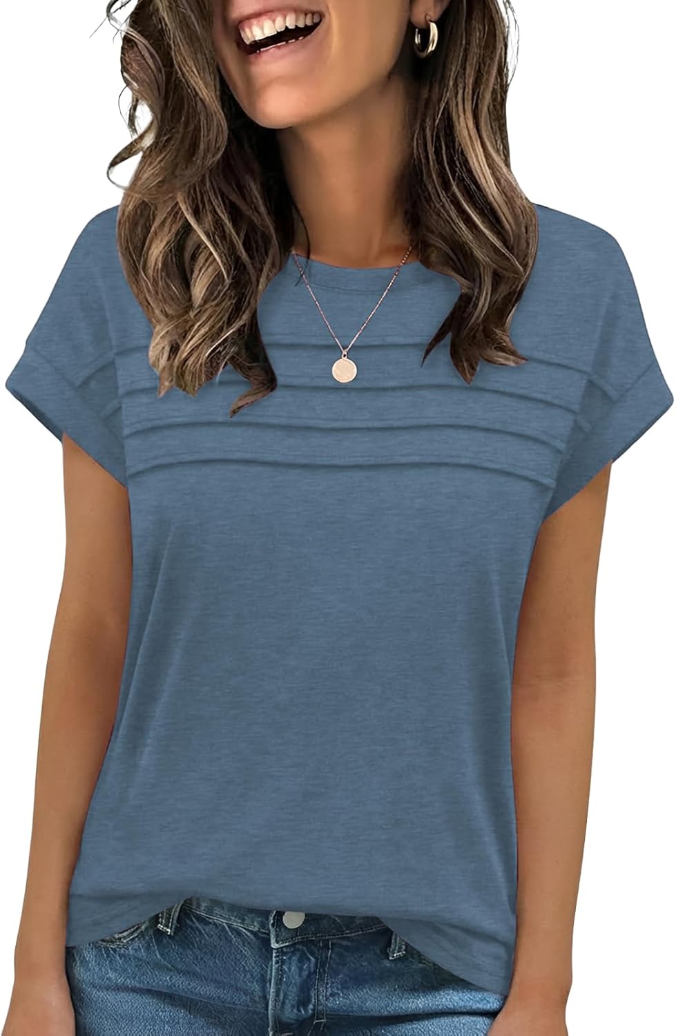 Thumbnail 5 de Cuptacc Damen Sommer Rundhals T-Shirt