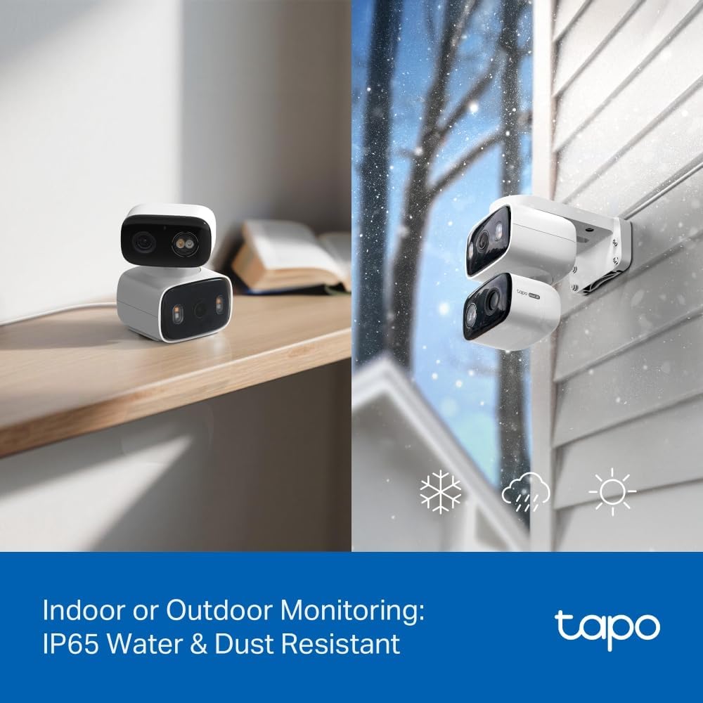 Detalle de Tapo TC34 2K Dual Lens Outdoor Camera