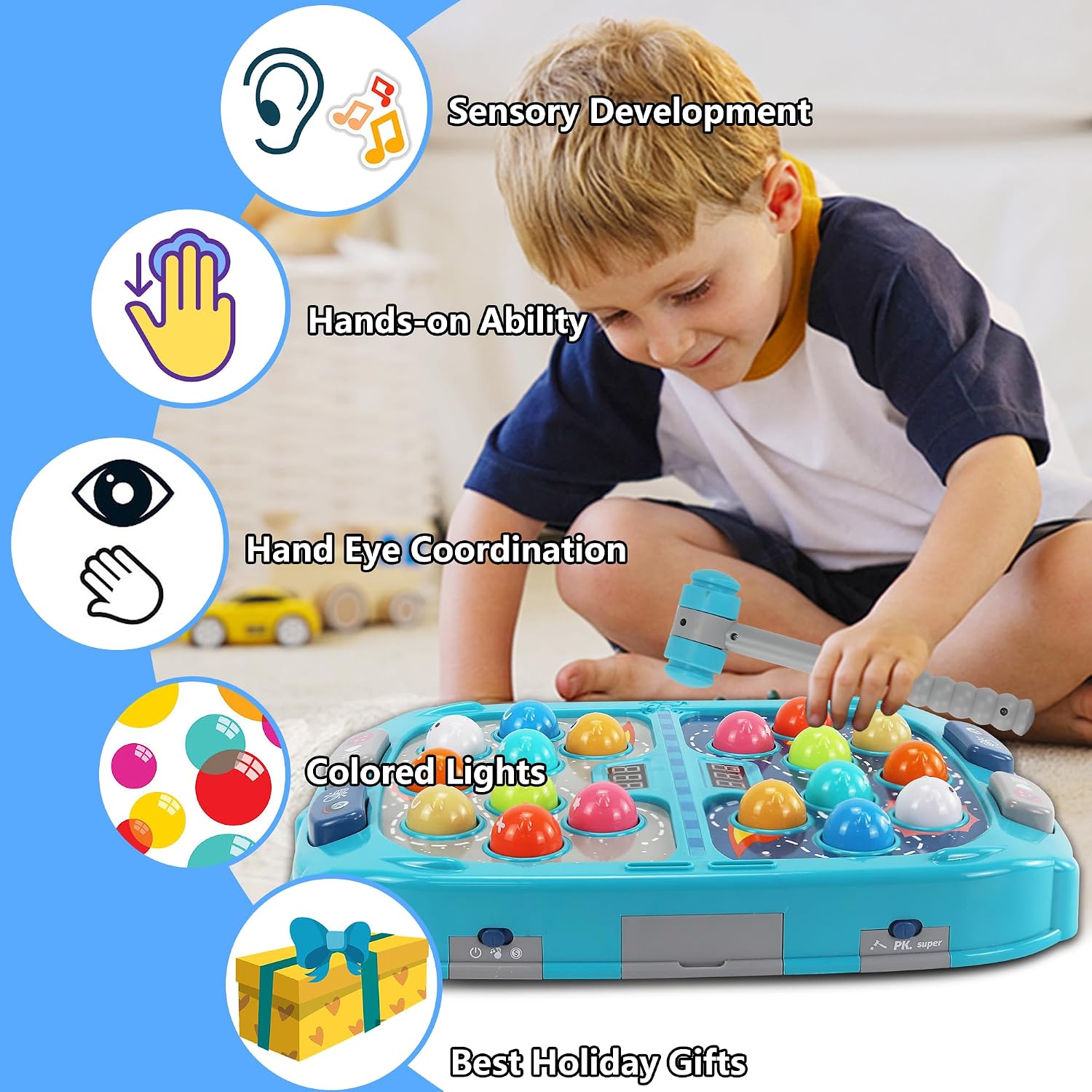 Thumbnail 6 de Whack Game Mole 11x15in 2-Player Toy