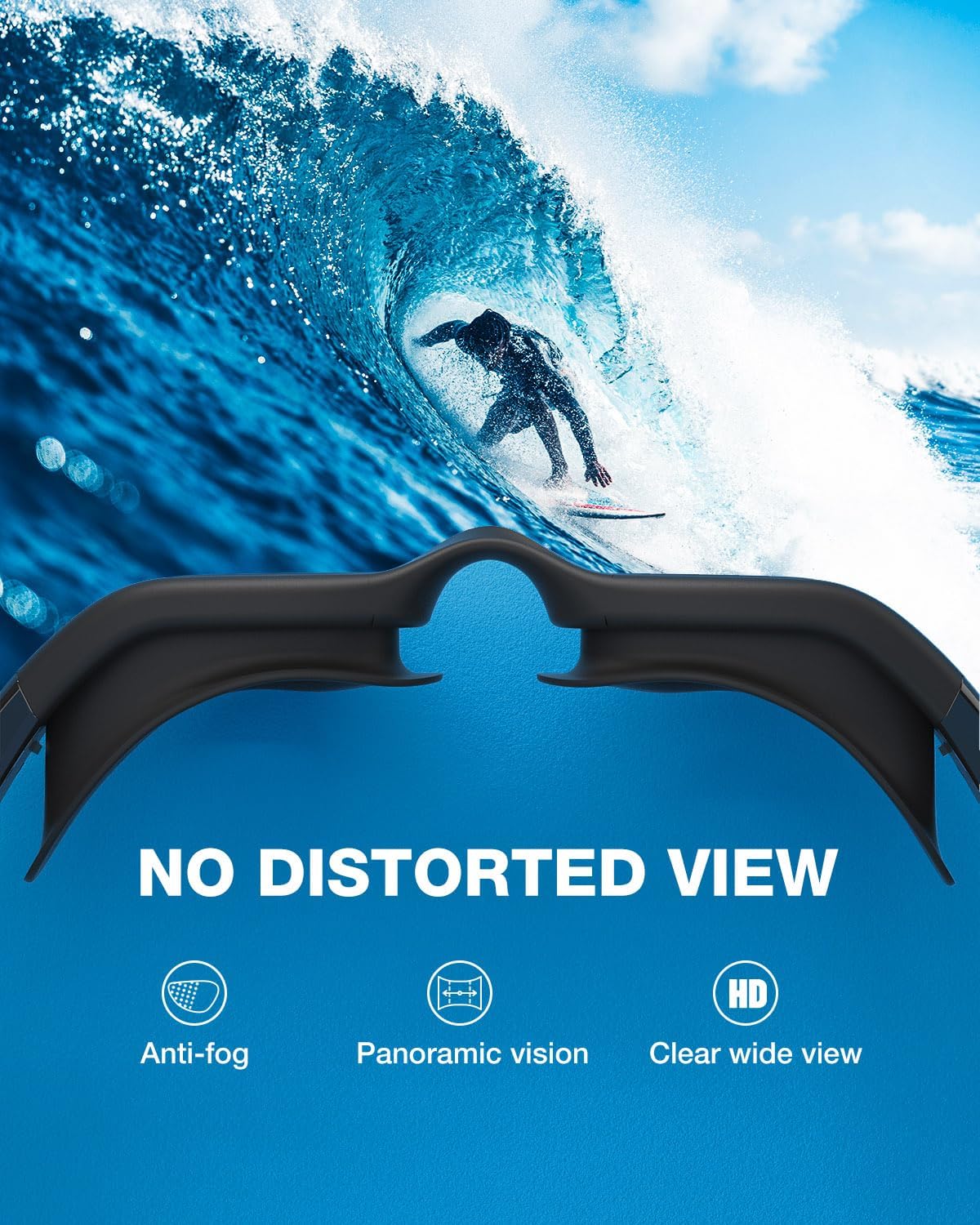 Thumbnail 4 de ZIONOR G1 Polarisierte Schwimmbrille (unisex) – beschlagfrei mit UV-Schutz