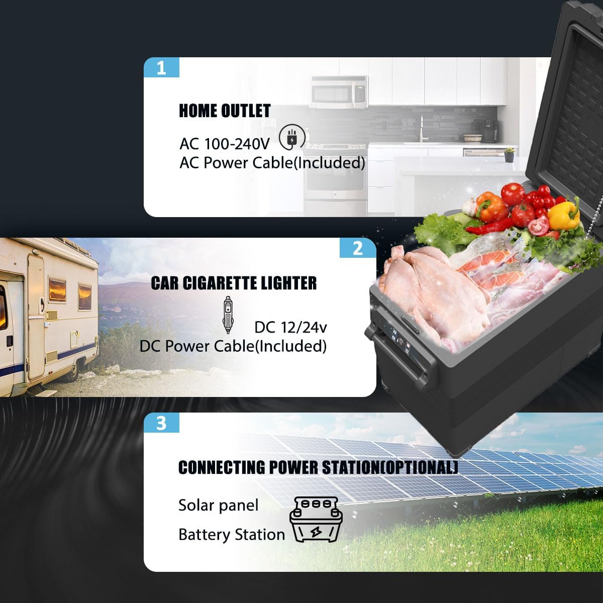 Thumbnail 5 de Alpicool NCF45 45L portable car fridge −20℃ to 20℃ 🚚