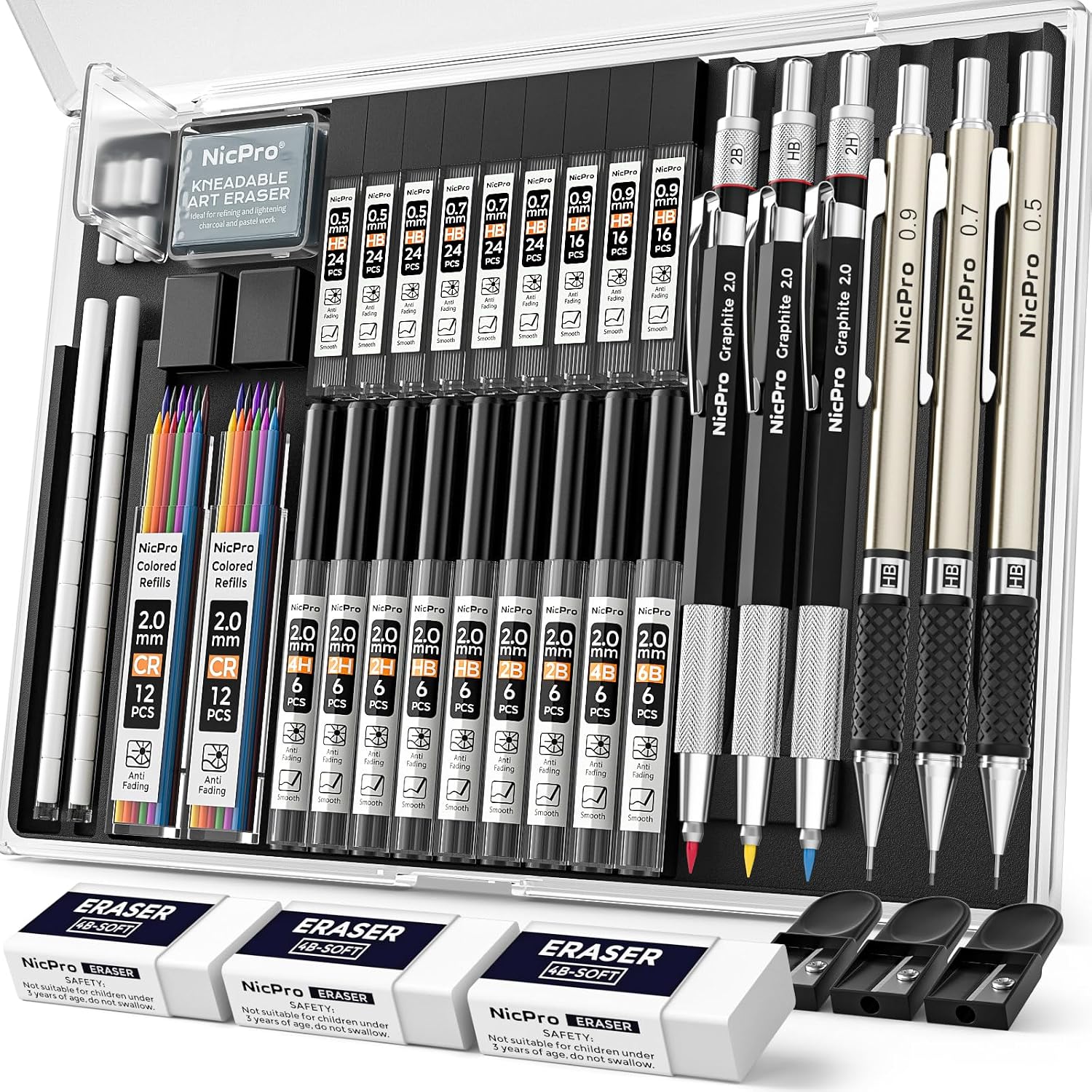 Detalle de Nicpro 35 Stück Druckbleistift Set 35-tlg