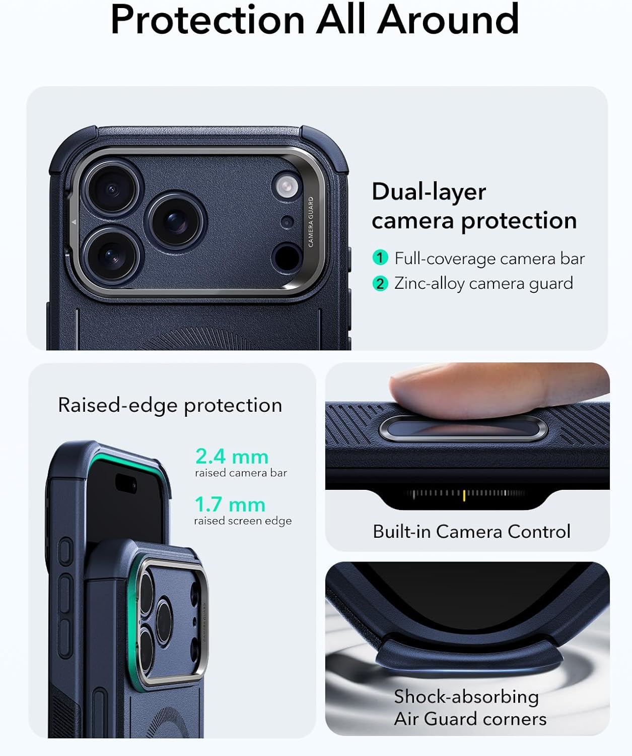 Thumbnail 2 de ESR iPhone 17 Pro Max Case 7X drop protection