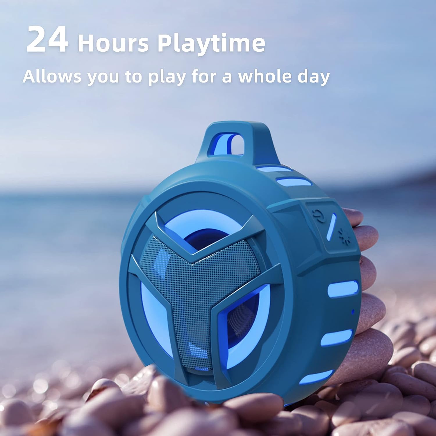 Thumbnail 6 de EBODA Shower Bluetooth Waterproof Speaker, IPX7 Floating, 24-Hour Playtime