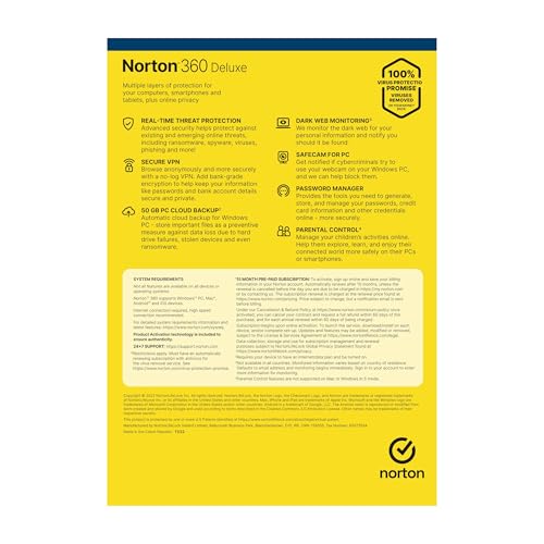 Detalle 2 de Norton 360 Deluxe 2026: Practical protection for up to 5 devices and a year of coverage
