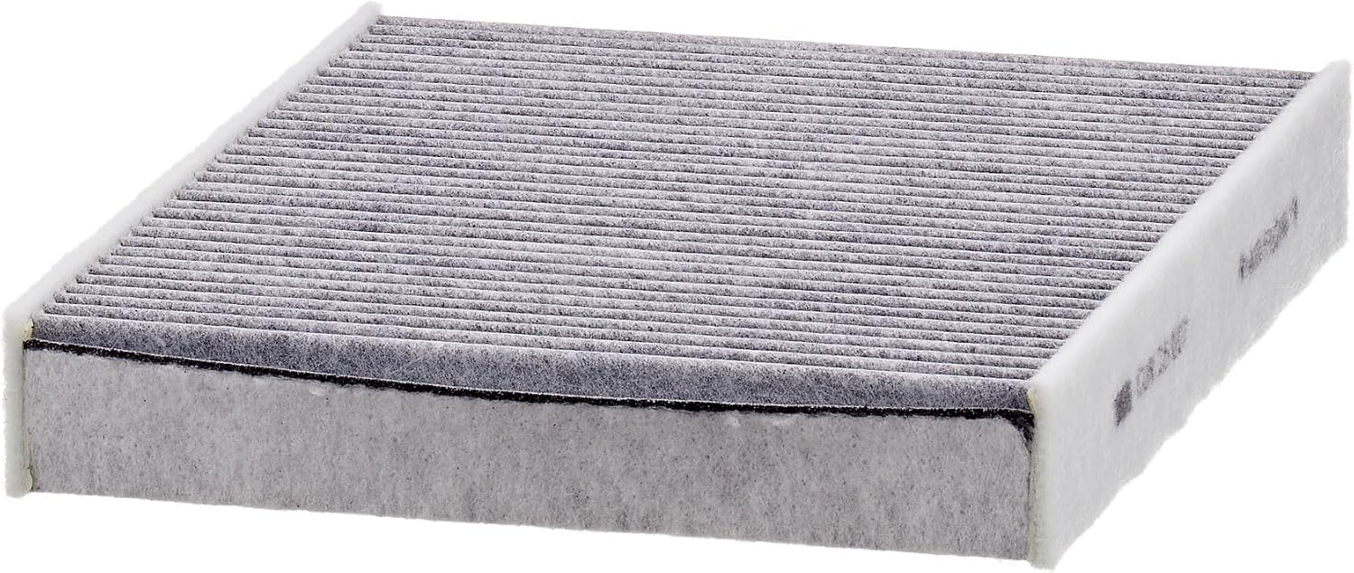 Detalle de MANN-FILTER CUK 25 007 kupéfilter med aktivt kol, rektangulärt pappersfilter