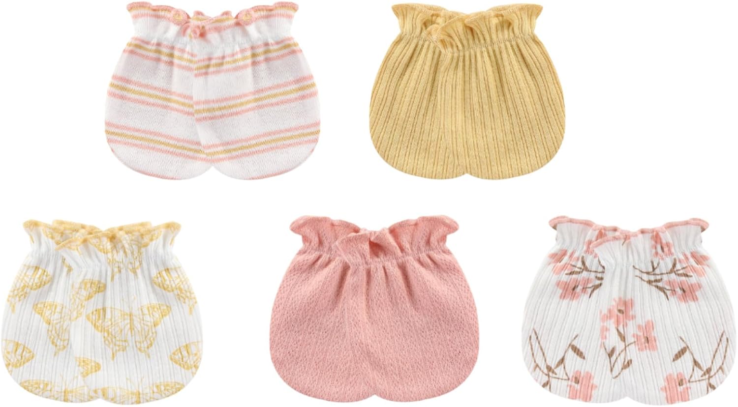 Detalle 2 de MAMIMAKA Newborn Hats Mittens Set 0-6m