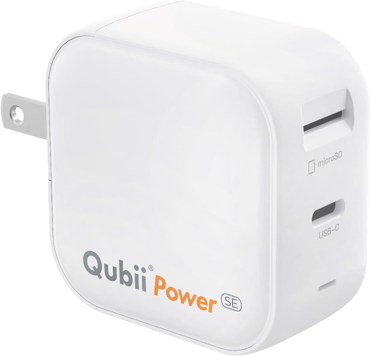 Detalle de Maktar Qubii Power SE MKPQP30-W USB-C・30W急速充電対応 自動バックアップカードリーダー
