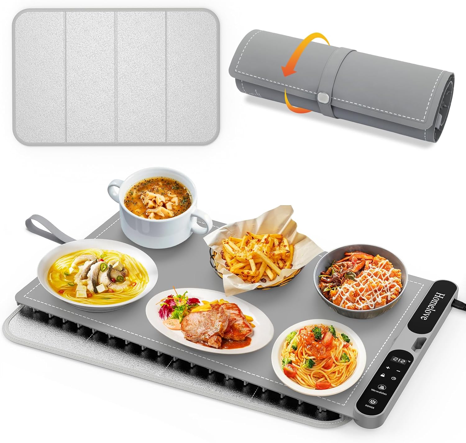 Detalle de Homelove Food Warming Mat 25.2 x 14.96 Inches