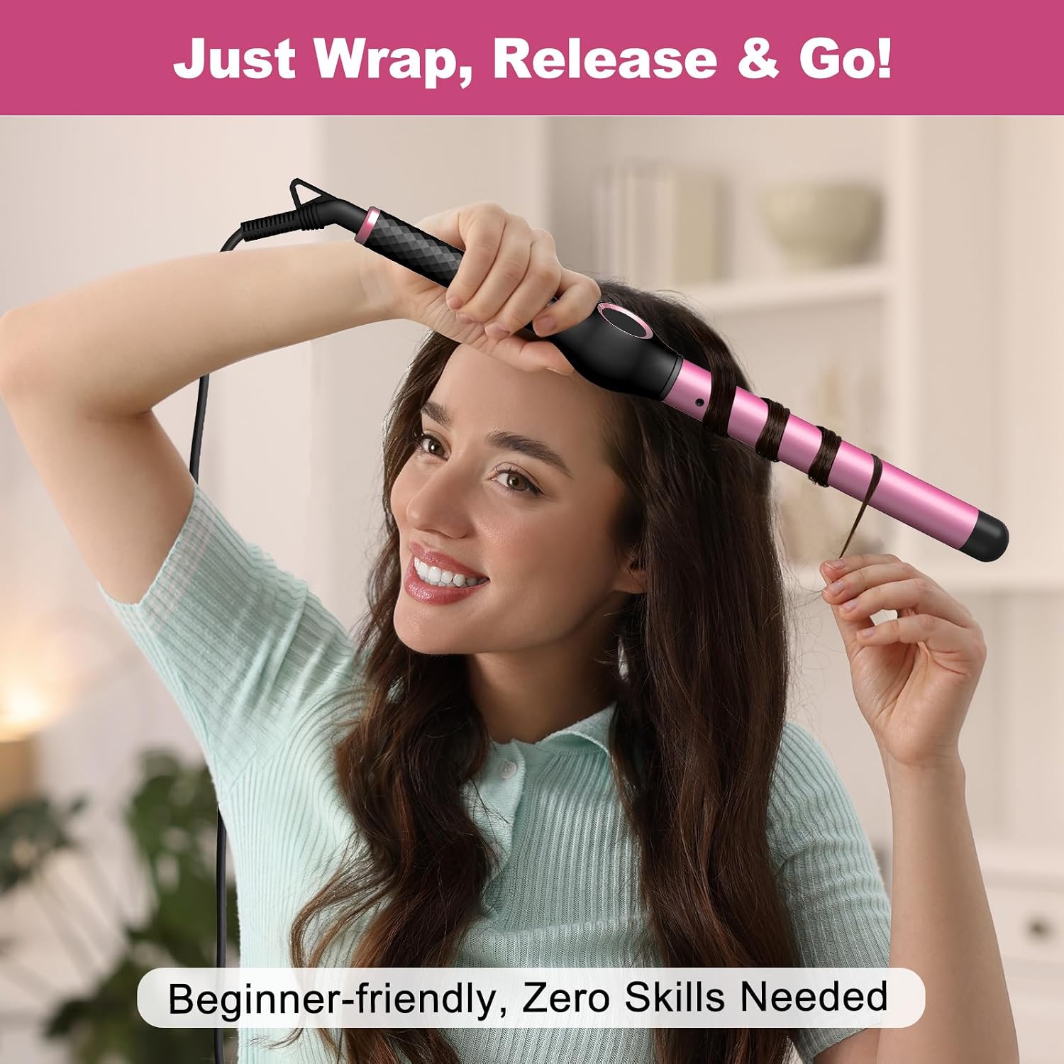 Thumbnail 1 de ORYNNE 1 Inch Curling Wand for Long Hair