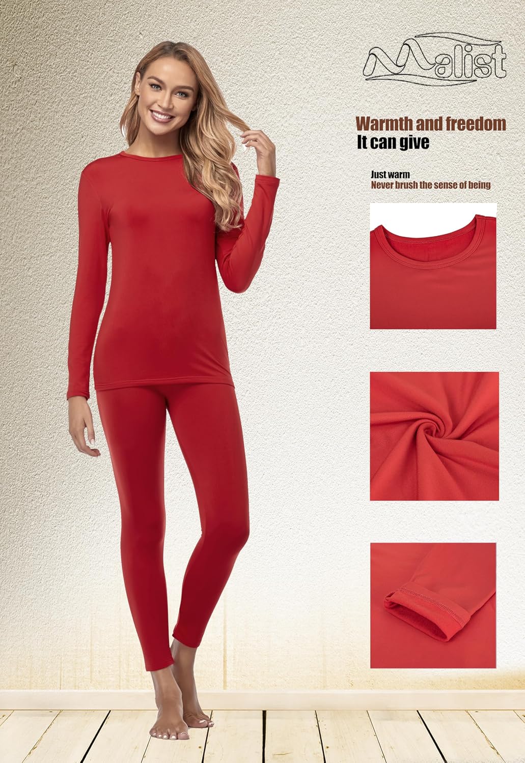 Thumbnail 4 de Malist Women's Thermal Underwear Set, Fleece-Lined