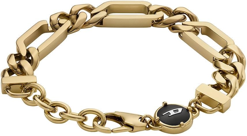 Thumbnail 2 de Herrenarmband Diesel aus Edelstahl mit Karabinerverschluss (2 Farben, poliert)