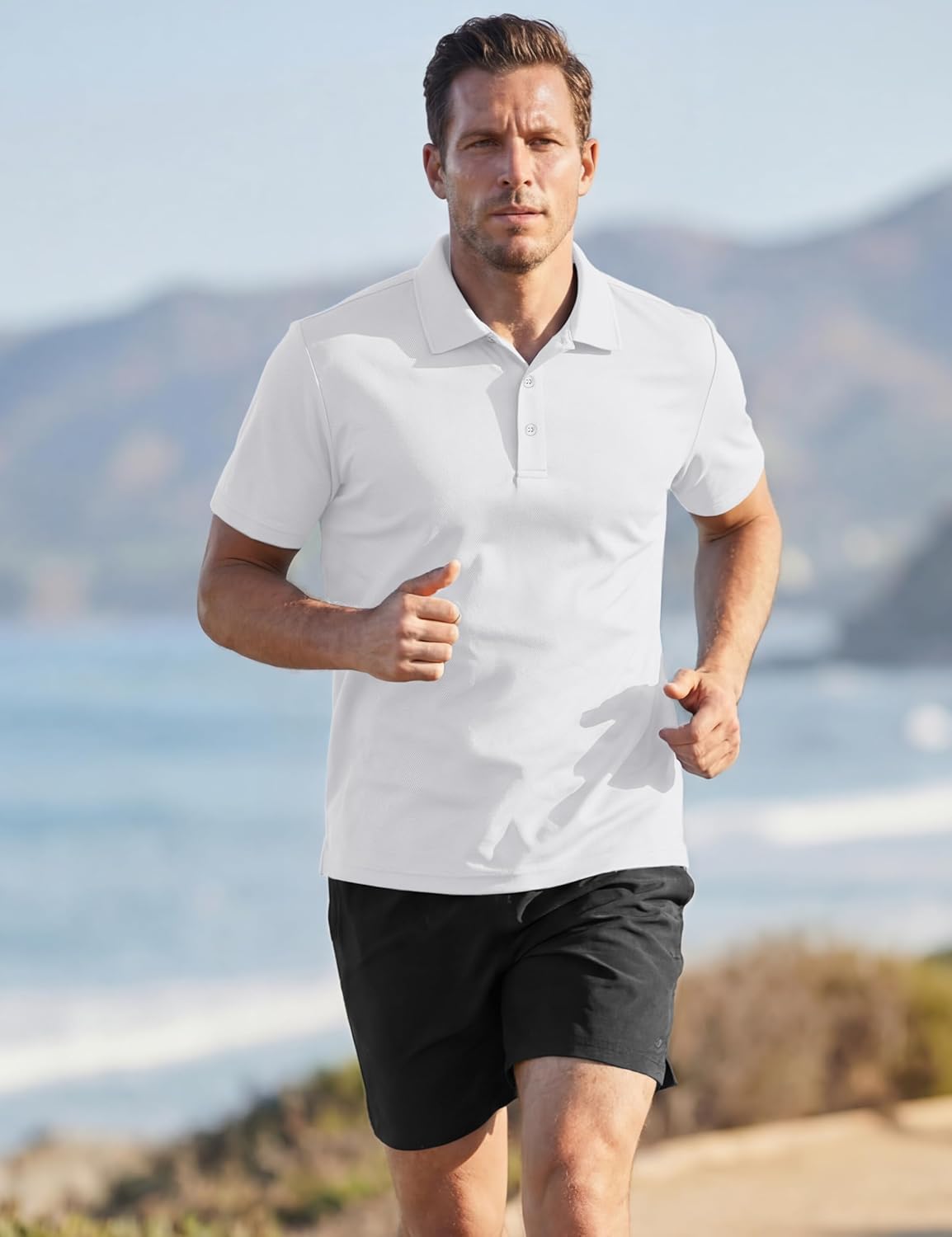 Thumbnail 2 de TACVASEN Men’s Golf Shirt Dry Fit Polo — Short Sleeve, Performance Tee for Active Outdoor Wear