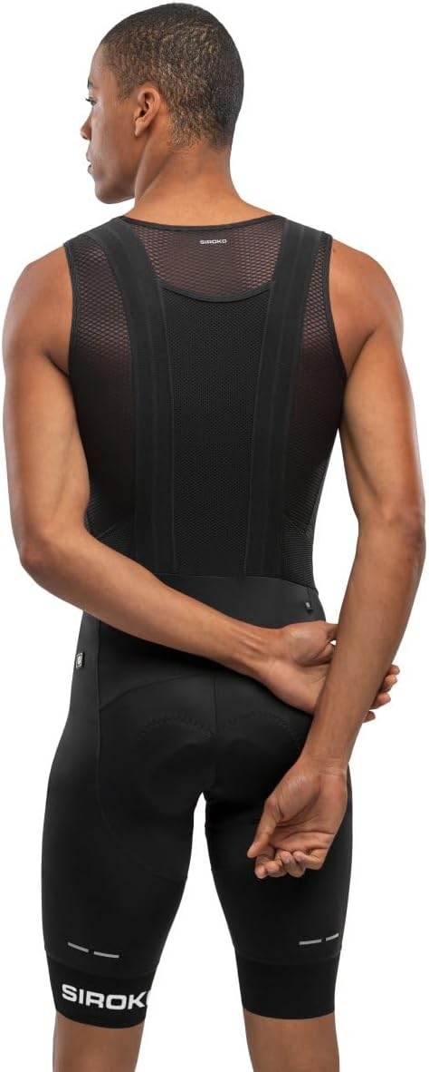 Thumbnail 1 de SIROKO Kurze BX Fahrrad-Trägerhose Herren Mehrbahnenschnitt Ultrafit Premium-Sitzpolster