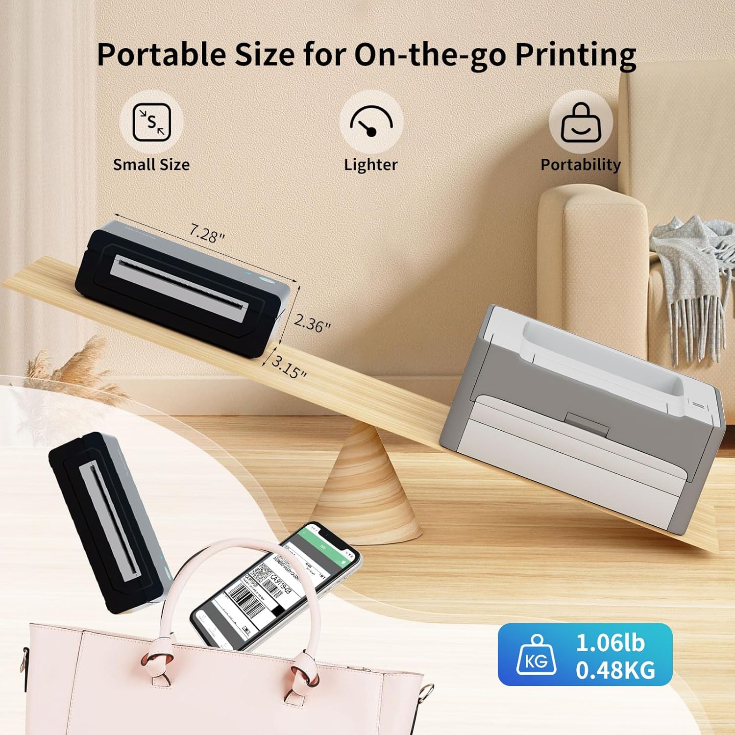 Detalle 2 de Gloryang Thermal Shipping Label Printer 4x6
