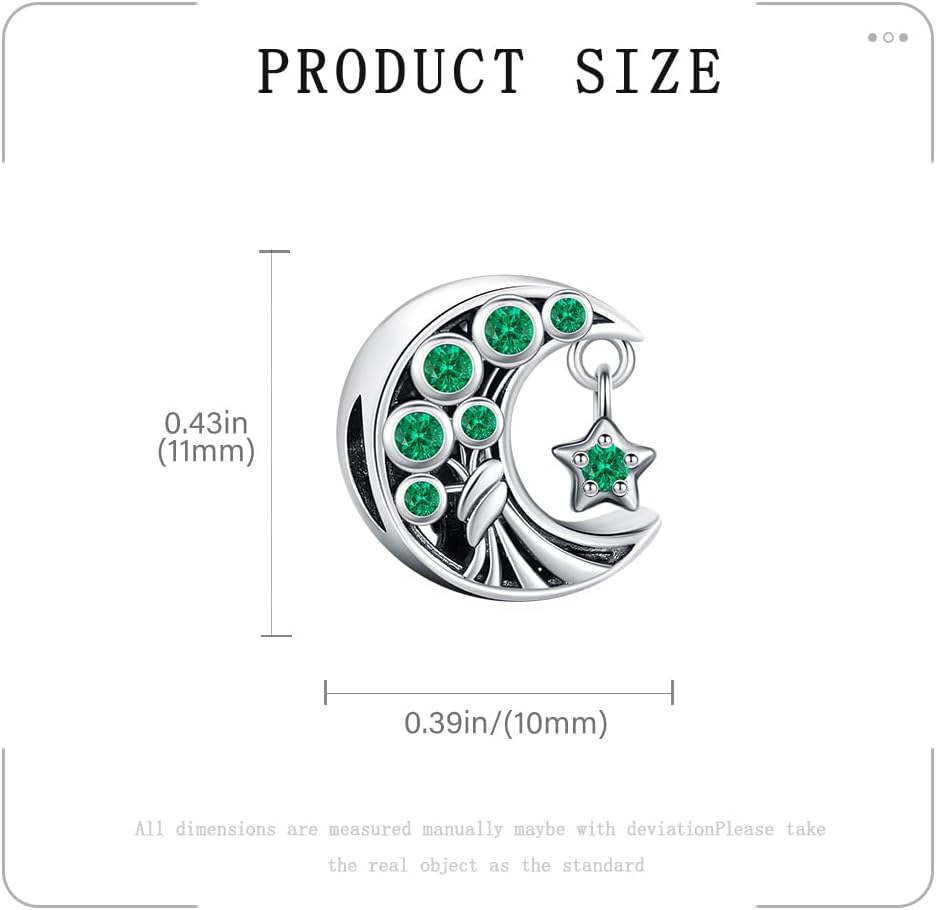Detalle 1 de KEQ 925 Sterling Silber Unendliche Familie Charm