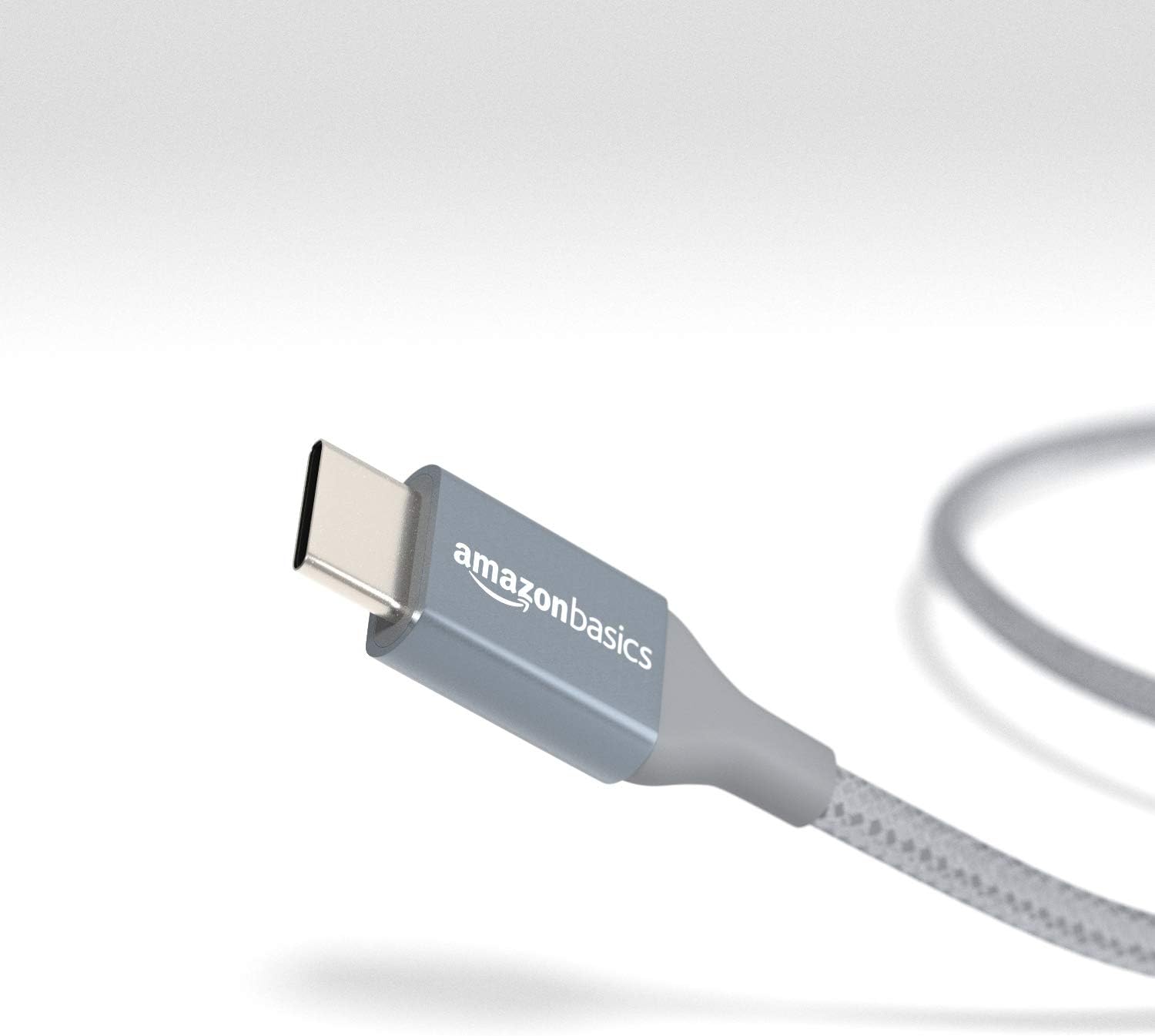 Thumbnail 3 de Amazonベーシック UTC-C-A-2.0-6FT-GRY USB-A to USB-Cケーブル 1.8m、ナイロン編み・USB 2.0