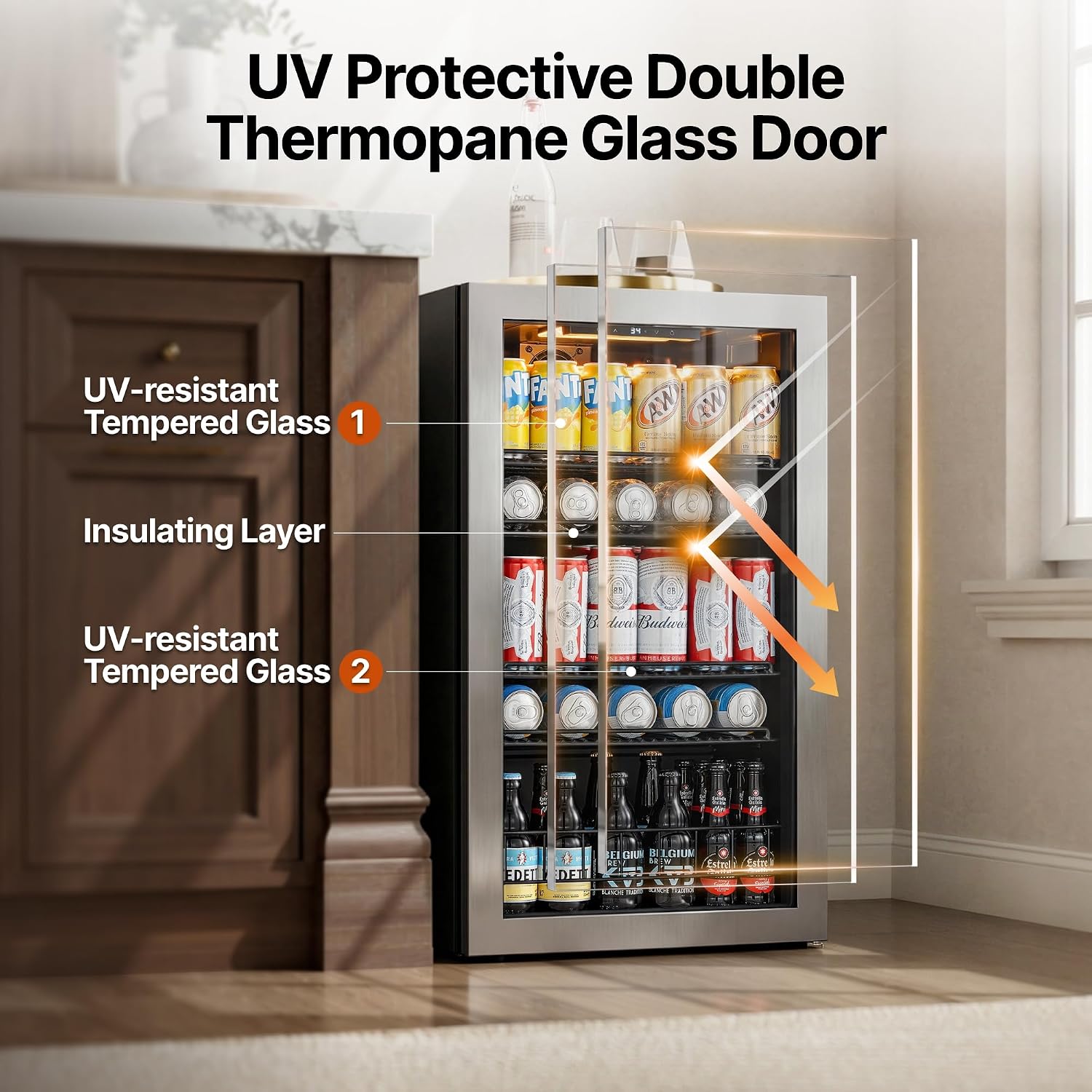 Detalle de Ca'Lefort Beverage Refrigerator, 3.35 cu. ft.