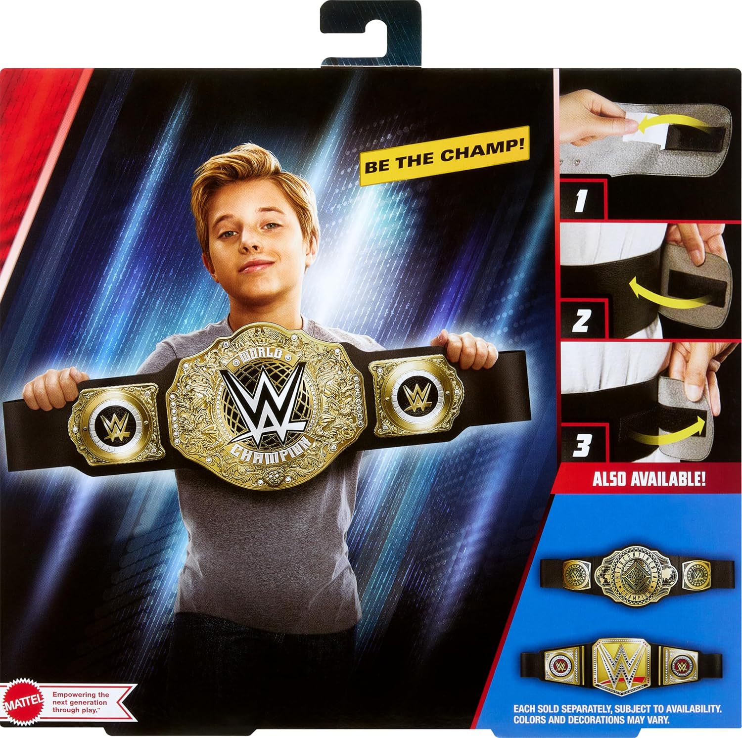 Detalle 2 de Mattel HYF18 WWE World Heavyweight Championship Role-Play Belt
