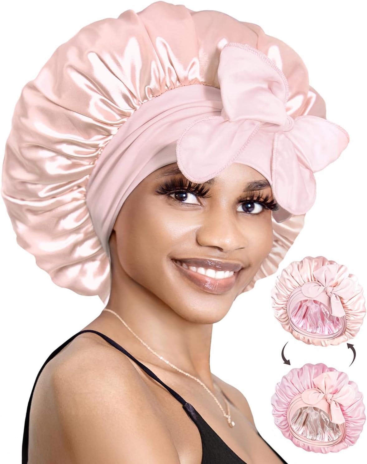 Bonnet Queen Reversible Silk Hair Bonnet
