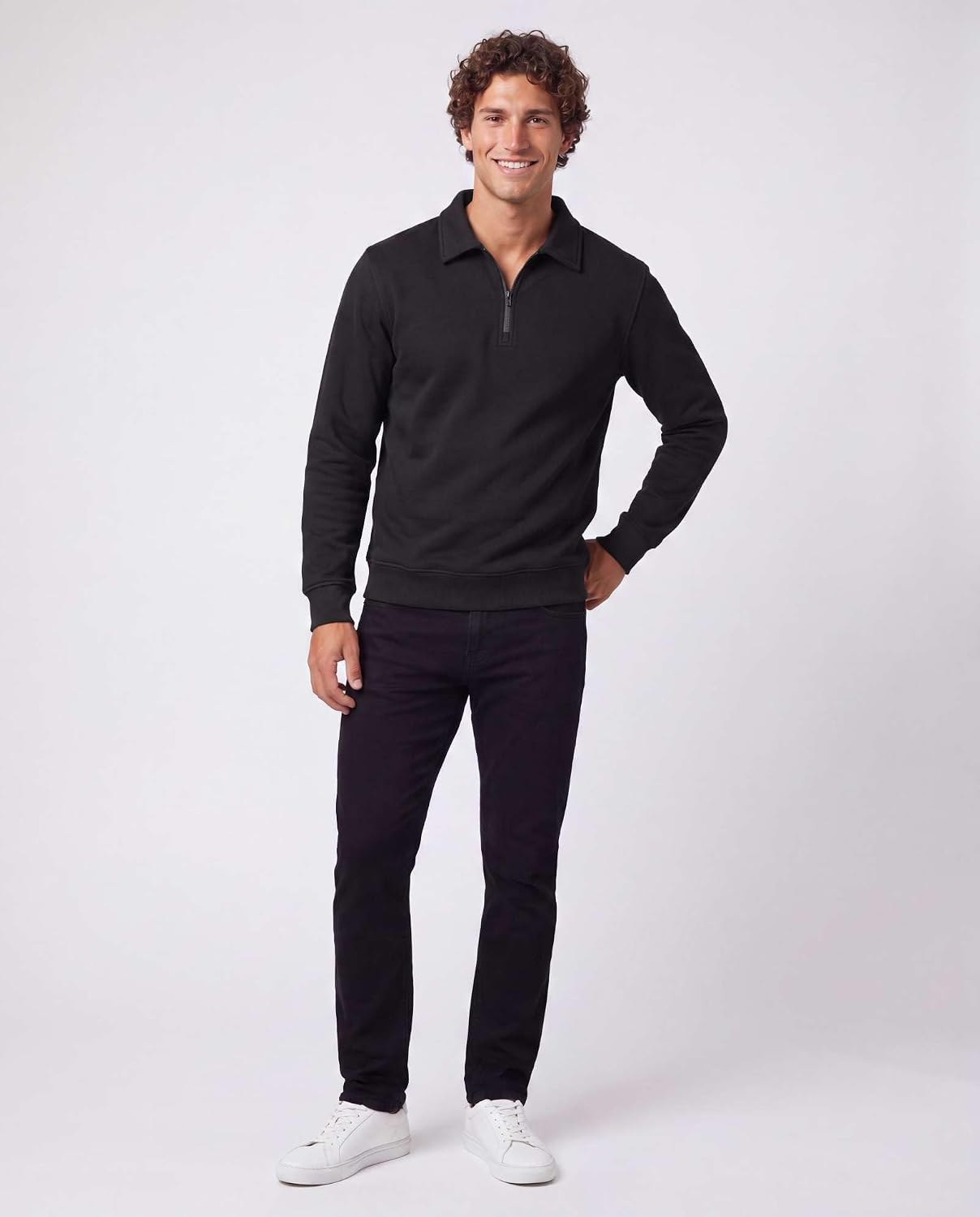 Detalle 2 de Men's Quarter-Zip Pullover 2-Pack