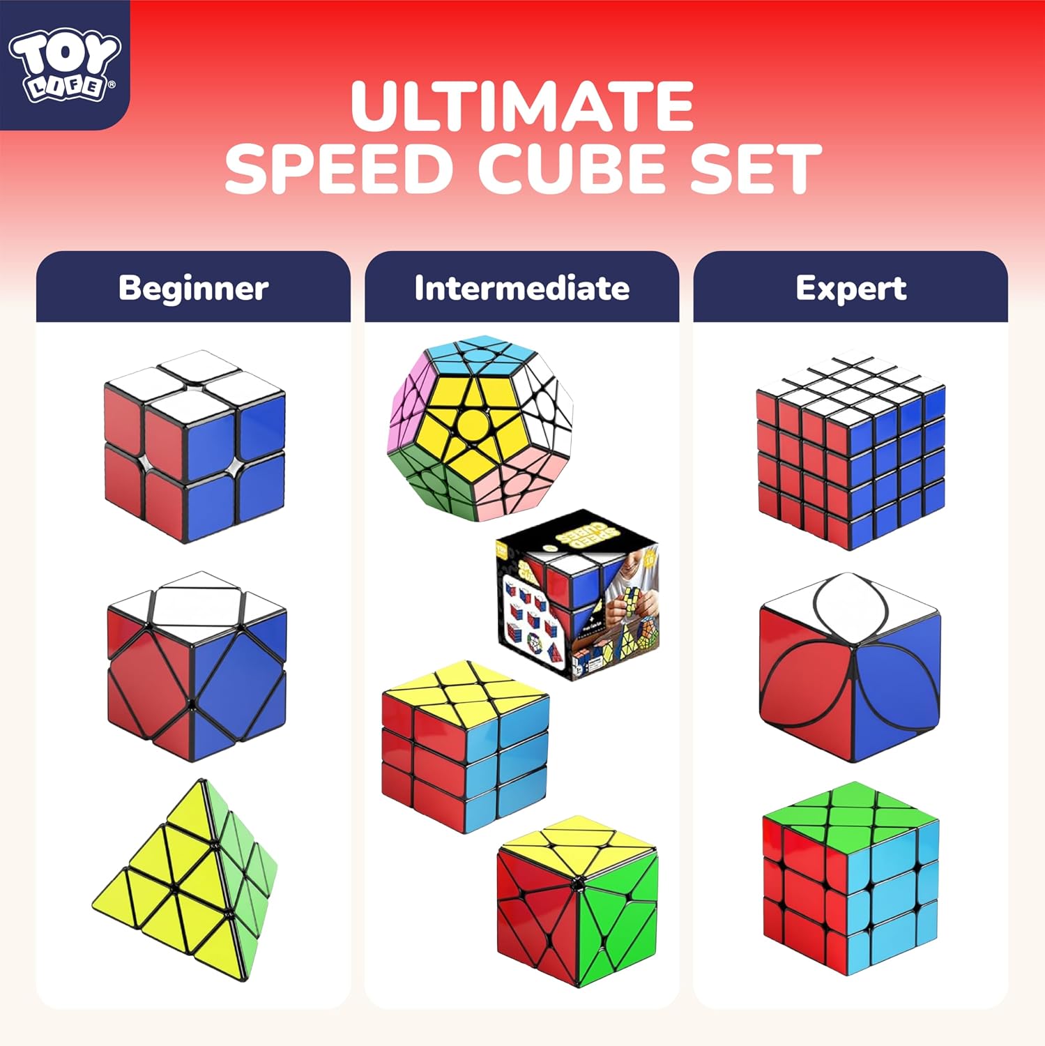 Detalle 2 de STEAM Life Speed Cube Set 10-Pack