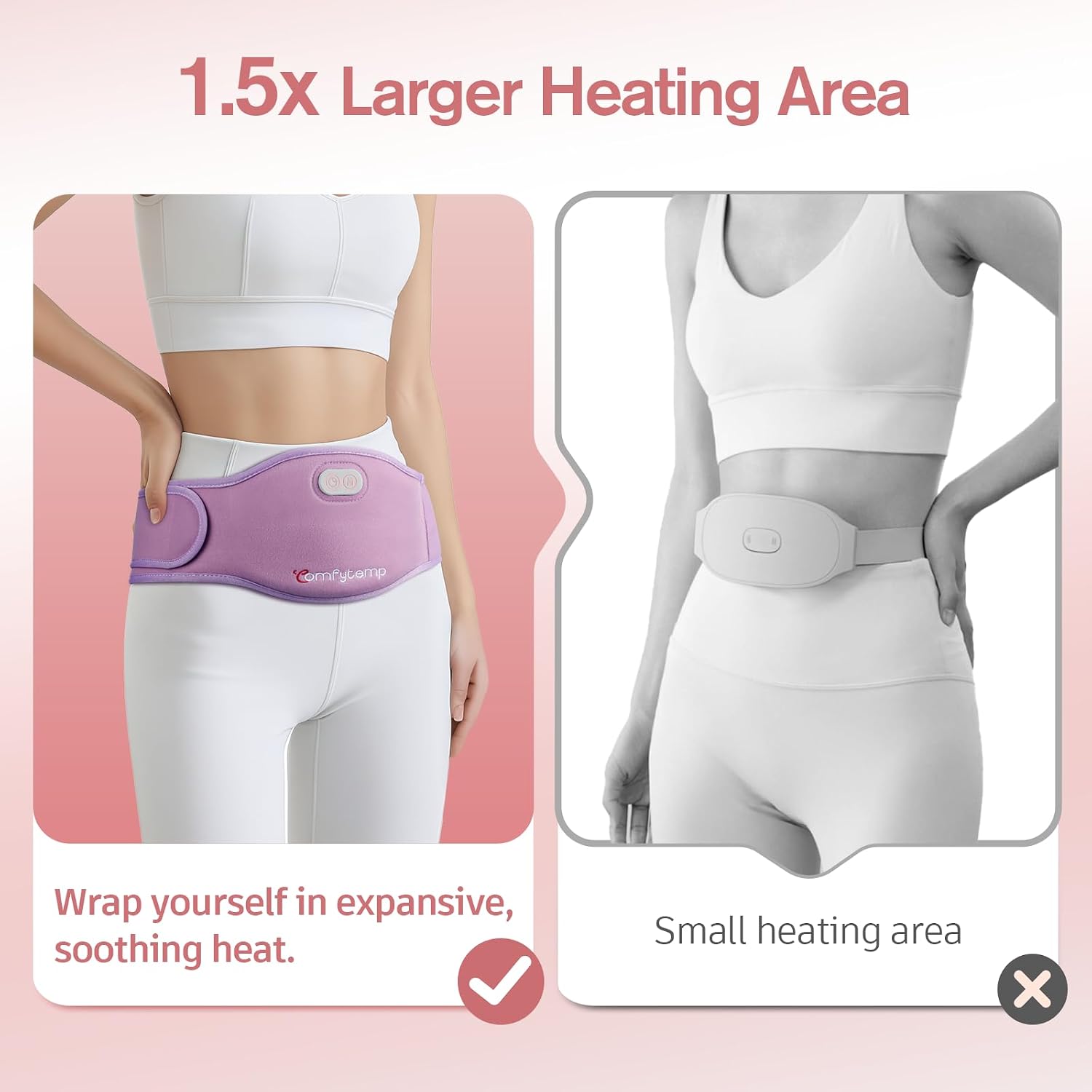 Detalle de Comfytemp Wearable Heating Pad, 5000mAh
