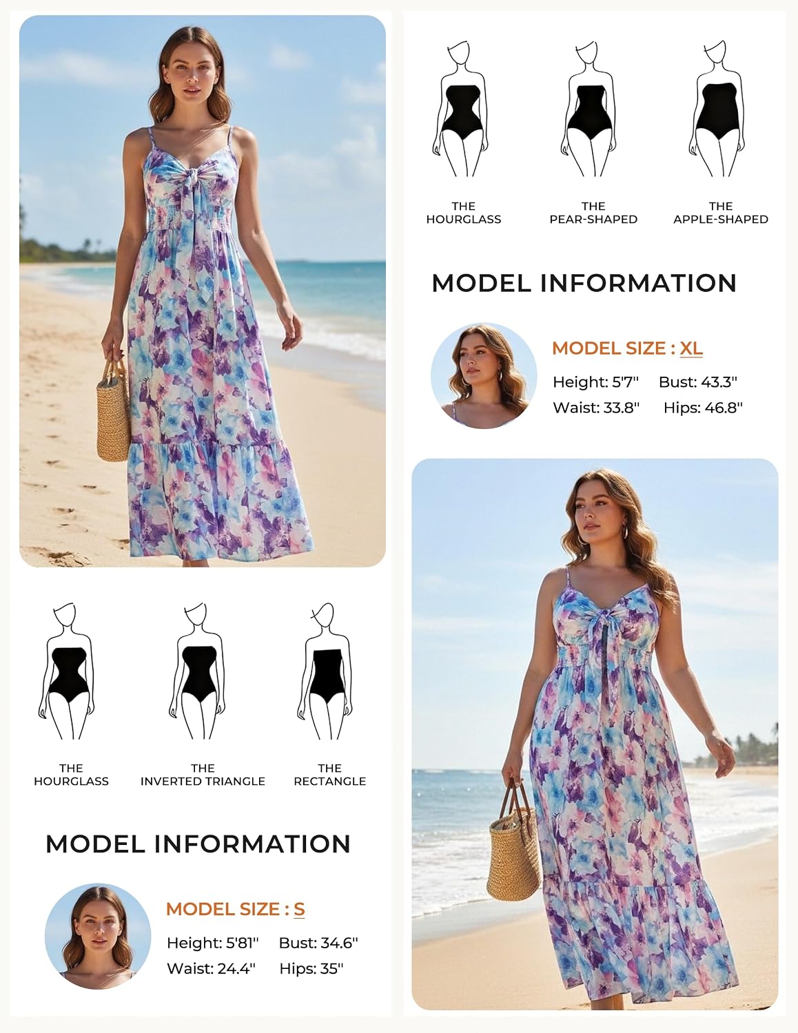 Thumbnail 4 de GRACE KARIN Women's Summer Floral Maxi Dress: Boho Beach Maxi with Pocket