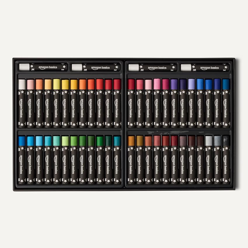 Detalle 2 de Amazon Basics Juego de pasteles al óleo 48 colores 🎨