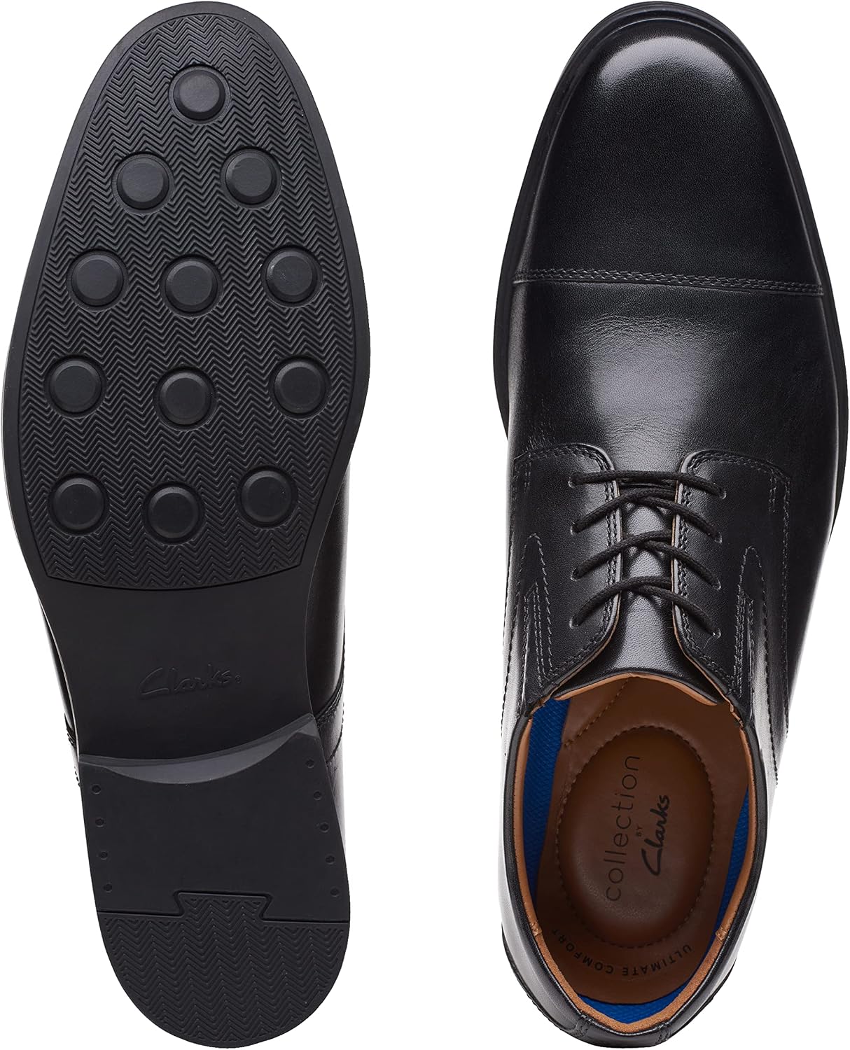 Detalle 2 de Clarks Men's Whiddon Cap Oxford Shoes