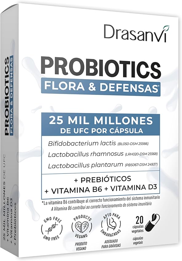Drasanvi PROBIOTICS Flora y Defensas 20 cápsulas 💊