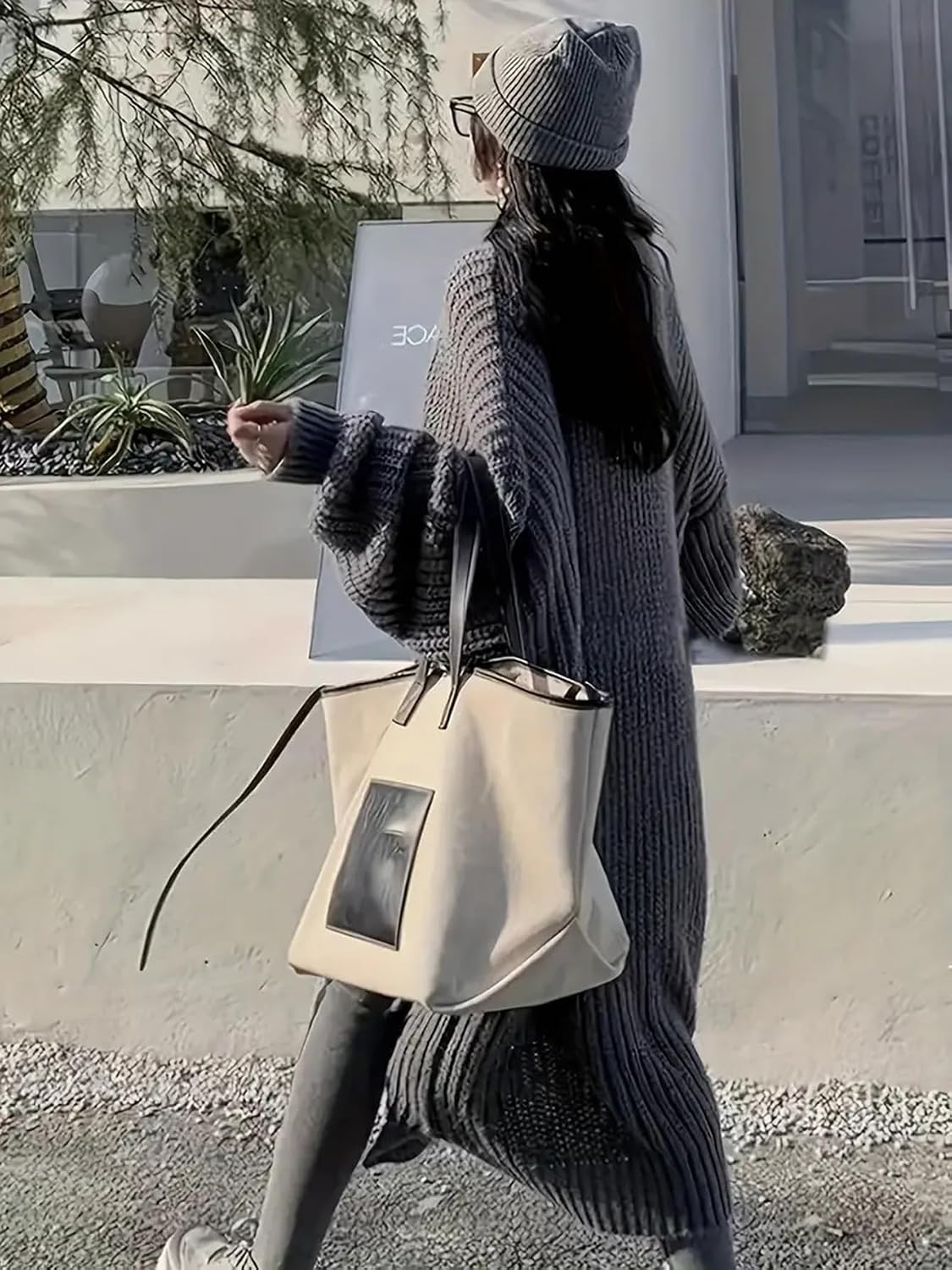 Thumbnail 2 de GUTPOINT Womens Long Cardigan Sweater