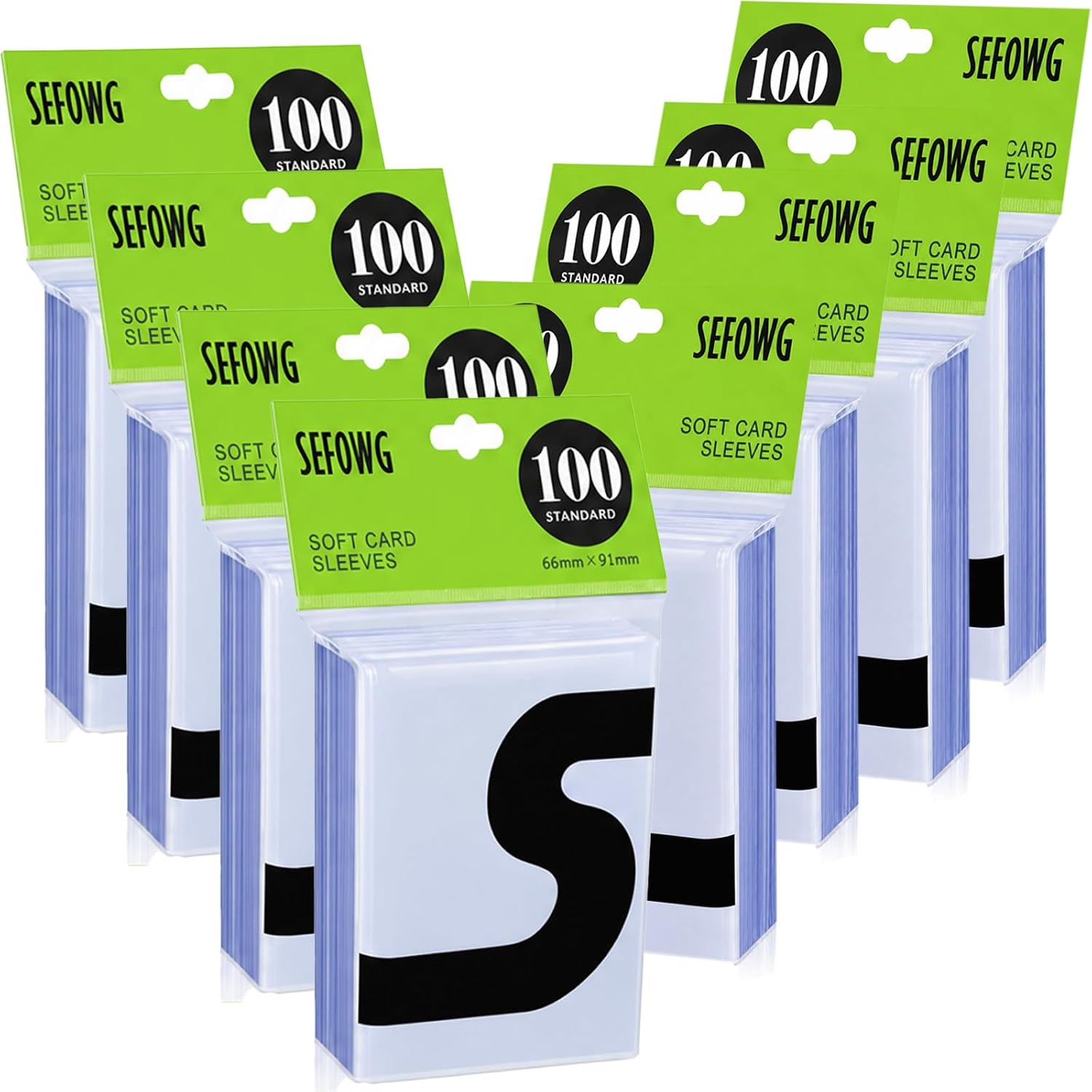 Thumbnail 6 de 600ct Clear Card Sleeves 66x91mm