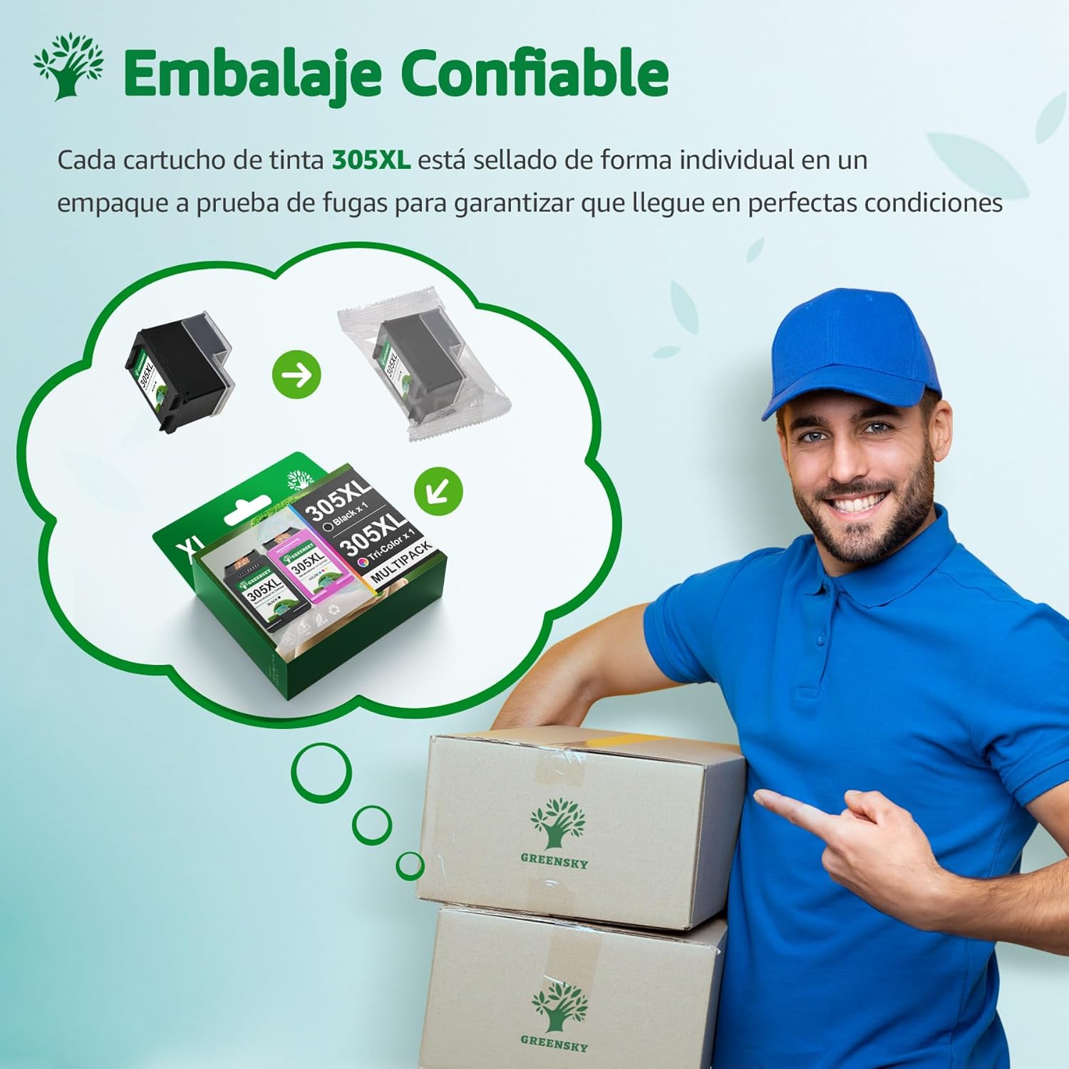Thumbnail 6 de GREENSKY 305XL Multipack 2 cartuchos 🖨️