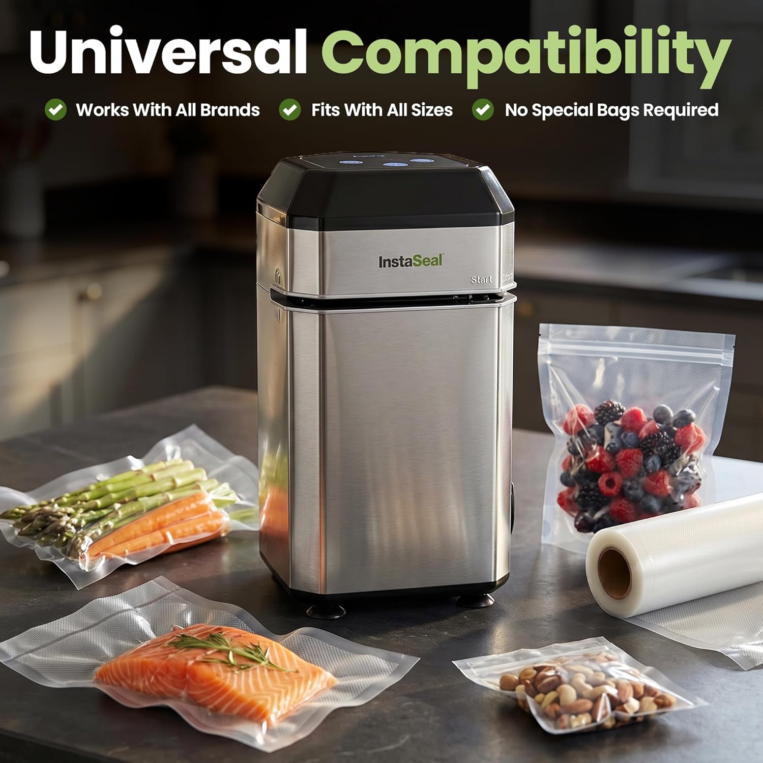 Thumbnail 5 de InstaSeal Vacuum Sealer with 12 Bags