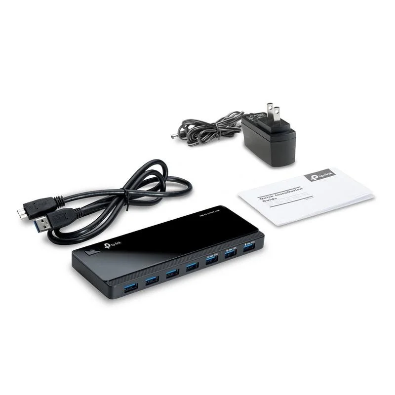 Detalle 2 de TP-Link UH700 Hub 7 Puertos USB 3.0: amplia conectividad y carga rápida para tu PC