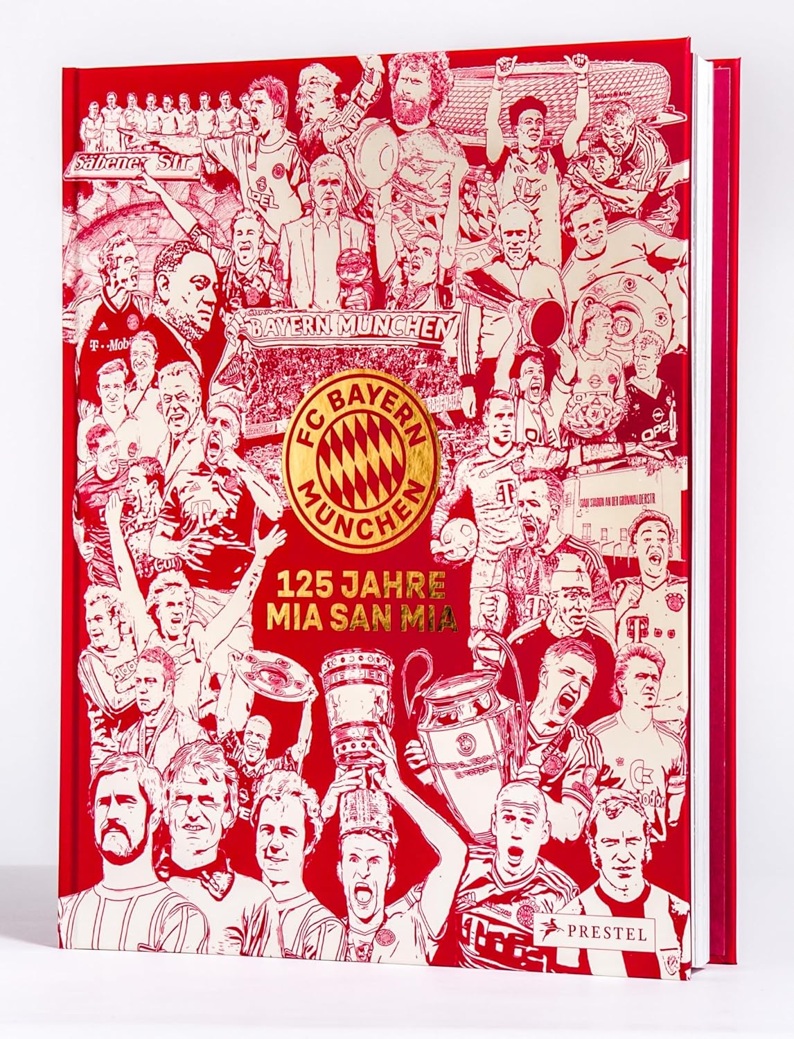 Detalle de FC Bayern München: 125 Jahre Mia San Mia – illustrerad jubileumsbok om klubbens historia