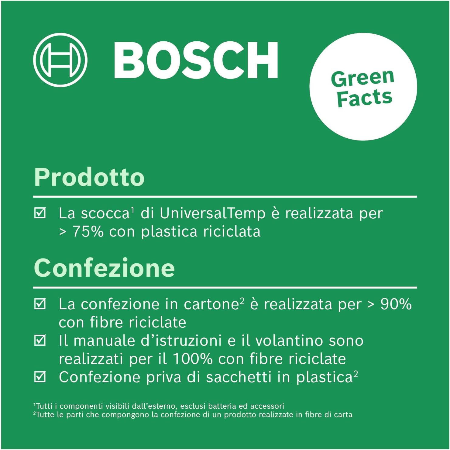 Thumbnail 2 de Bosch UniversalTemp termometro a infrarossi: -30°C fino a +500°C