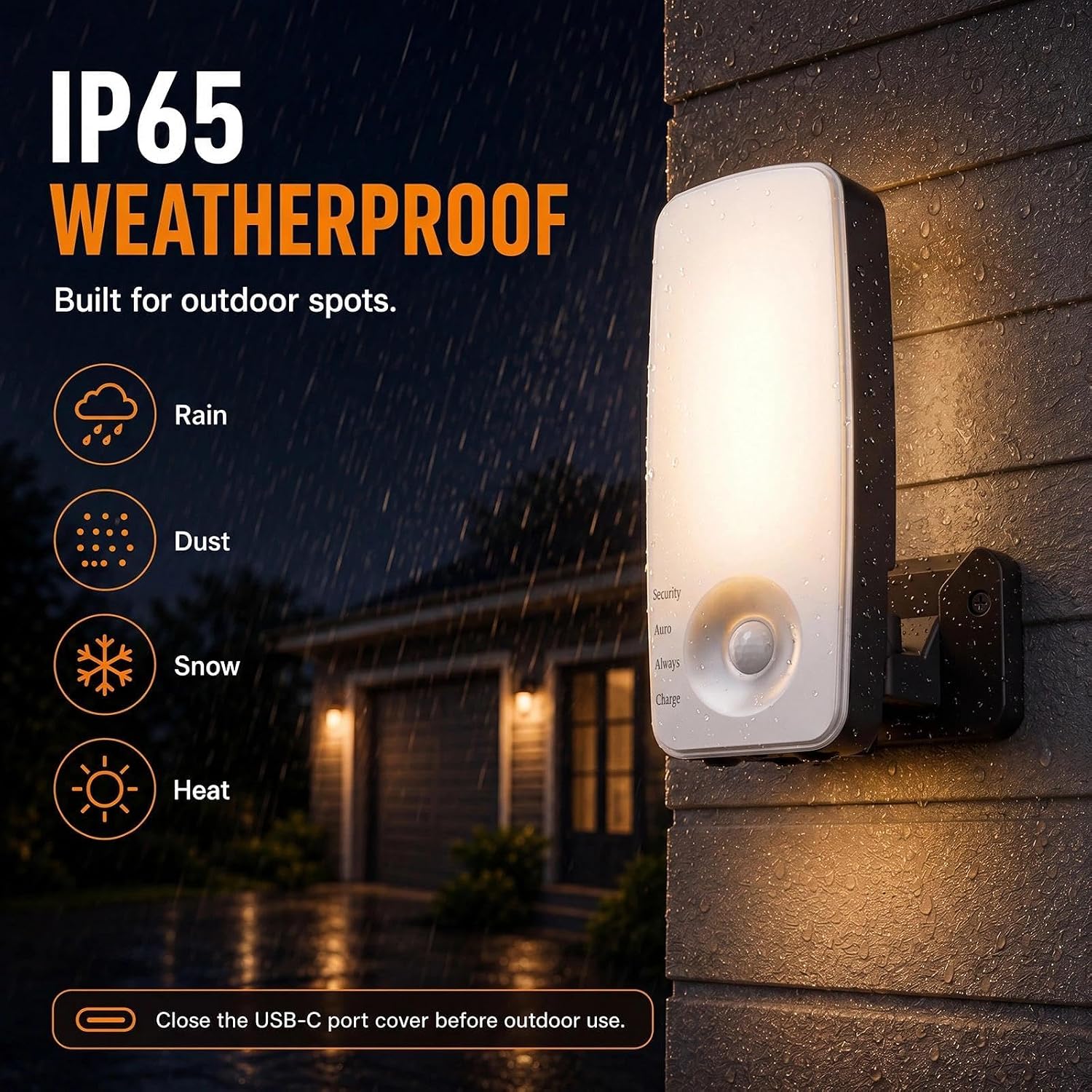 Thumbnail 6 de Vighep Rechargeable Outdoor Wall Light with Remote – 10000mAh, 600 Lumen, IP65