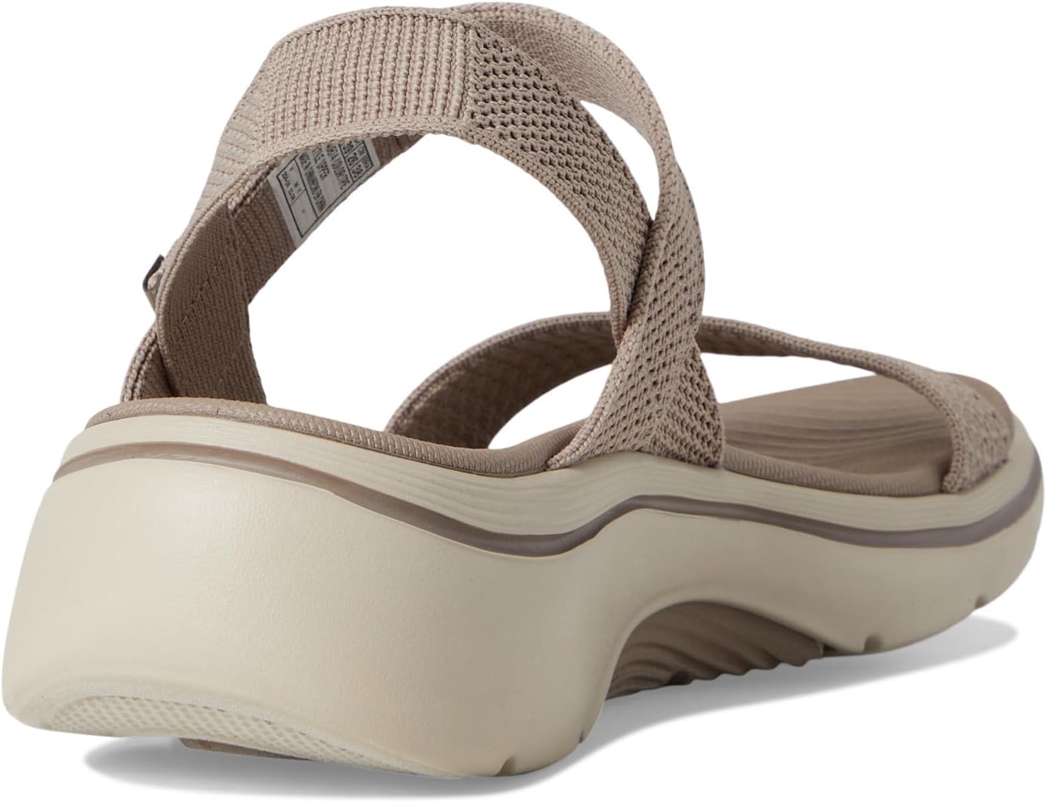 Detalle de Skechers GO WALK ARCH FIT 2.0 Sandal para Mujer – Taupe