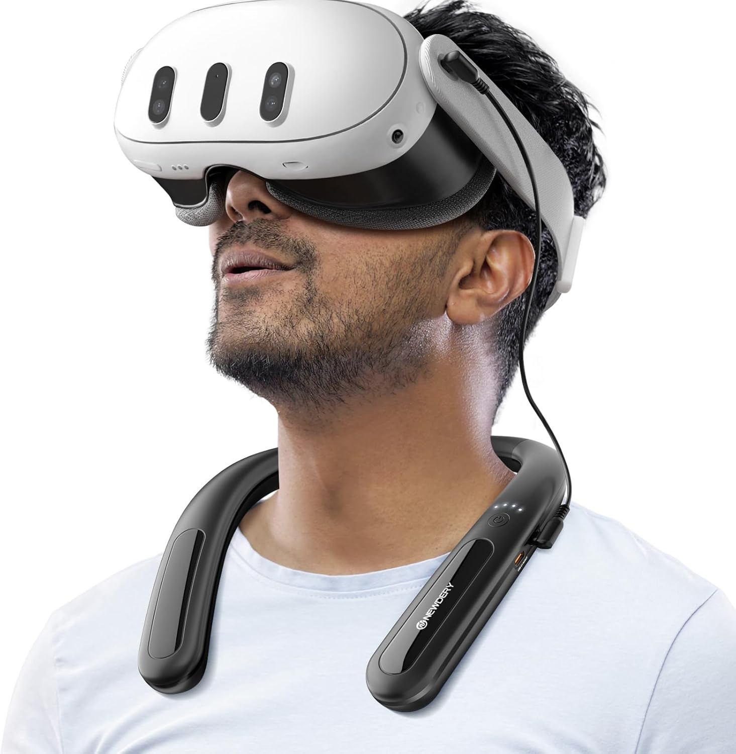 Detalle de NEWDERY Battery Pack Oculus Quest 3 10000mAh