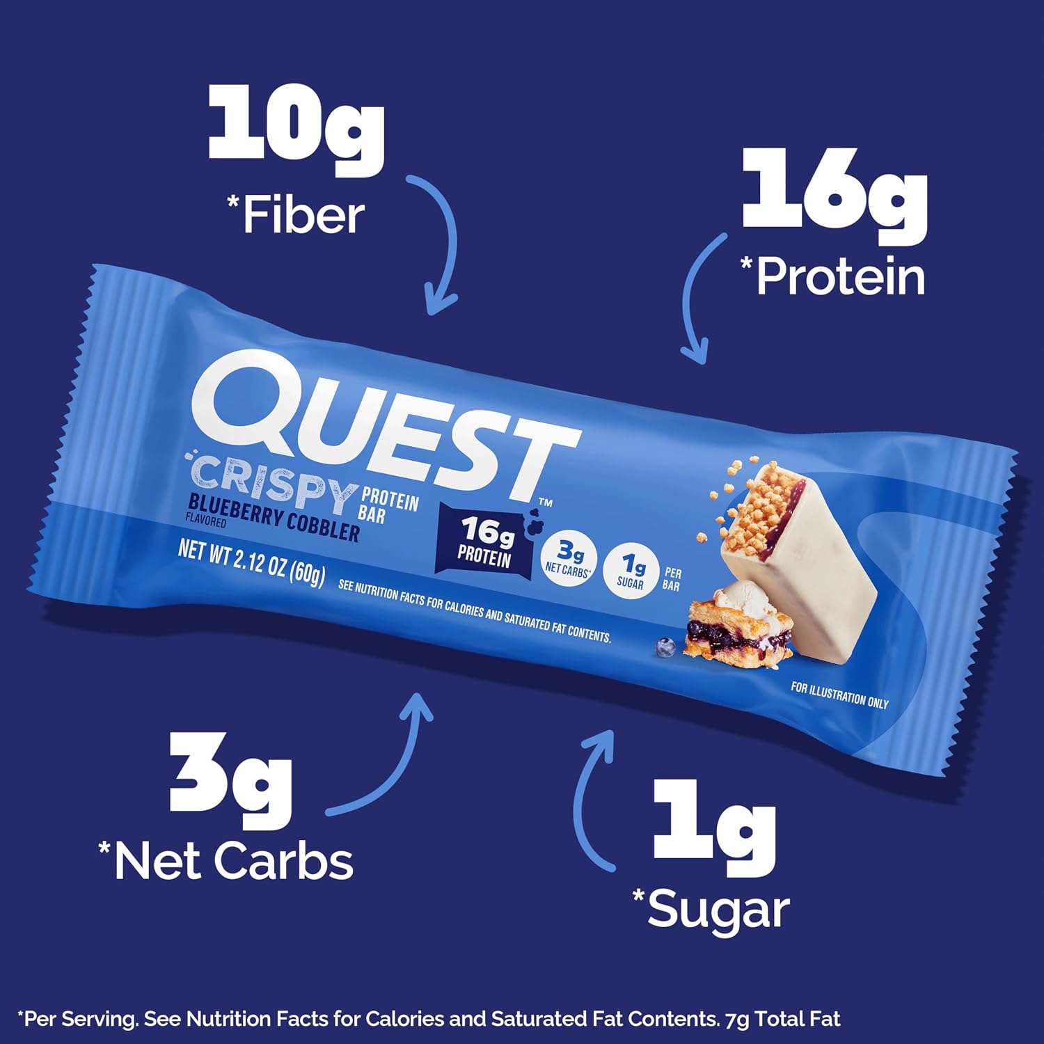 Detalle de Quest Nutrition Protein Bar, 16g Protein