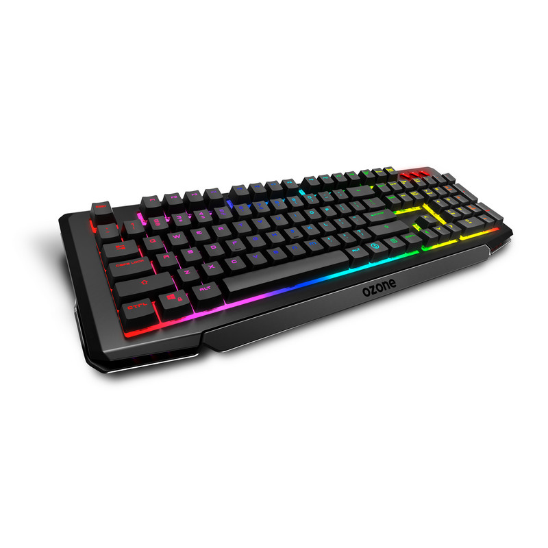 Detalle de Ozone Double Tap Combo: teclado semimecánico y ratón óptico para gaming de precisión