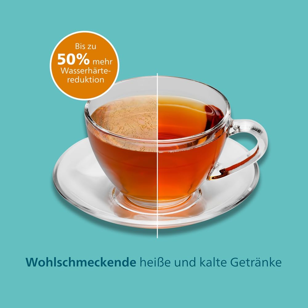 Thumbnail 3 de Philips Water Antikalk+ Wasserfilter-Kartusche im 6er-Pack (kompatibel mit brita*) – bis zu 50% Wasserhärte-Reduzierung