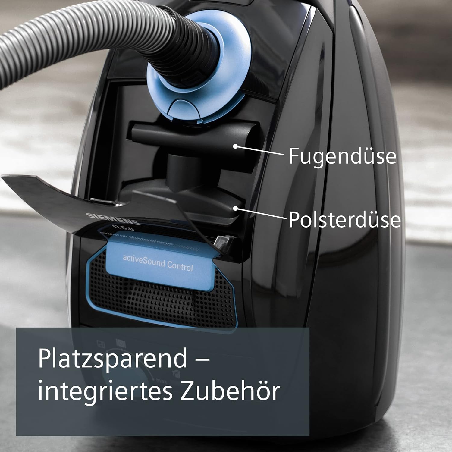 Thumbnail 5 de Siemens Q5.0 extreme silencePower VSQ5X1230 – Staubsauger mit Beutel für Allergiker