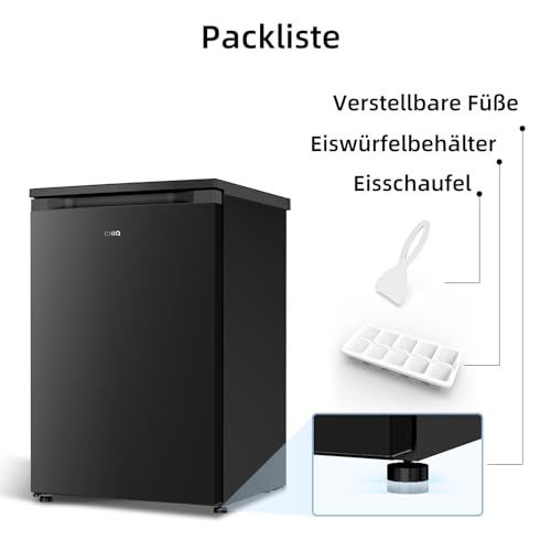 Detalle de CHiQ 85L Gefrierschrank CSD95BC – zuverlässige Lagerung mit schneller Gefrierleistung