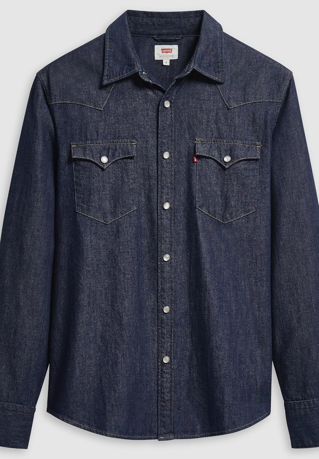Detalle de Levi's Barstow Western Chemise Homme — denim authentic et coupe oversize