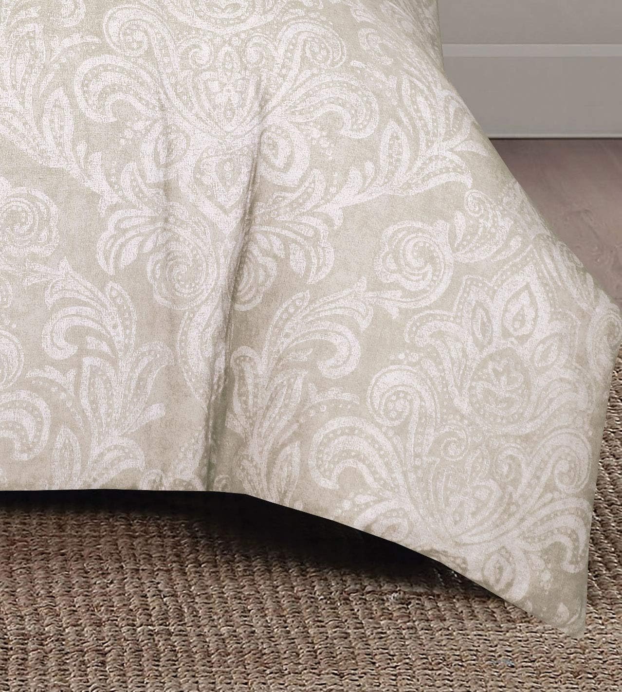 Thumbnail 4 de Prime Linens Duvet Cover Set, 4 Pcs, Beige, King